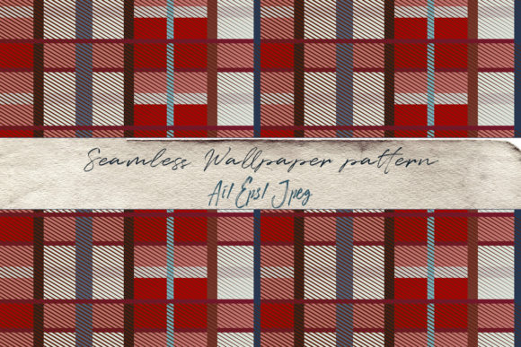 Download Retro Vector Red, Blue, White Plaid - Blue Collection
