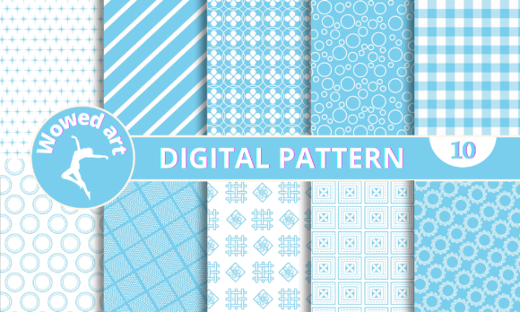Download Pastel Blue Digital Scrapbook Paper Pack - Premium Resources