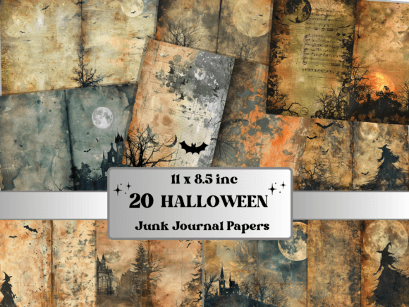 Download Halloween Background Junk Journal Paper - Halloween background Collection