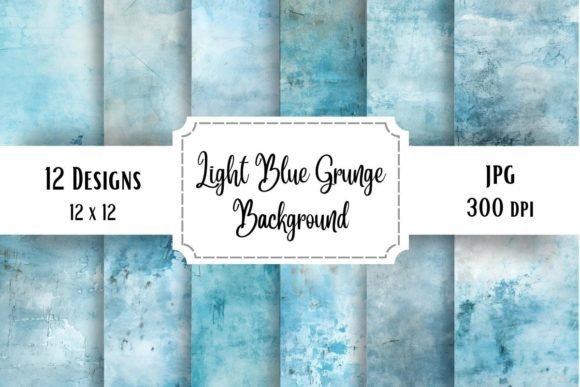 Download Light Blue Grunge Background - Blue Collection