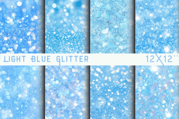Download Light Blue Glitter Background - Blue Collection