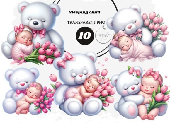 Download Sleeping Child, Baby Shower Girl - Baby shower girl Collection