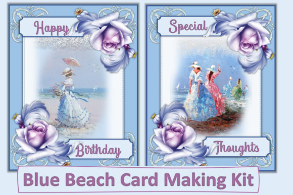 Download Blue Beet Card Making Kit with Envelopes - Bee Collection
