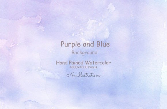 Download Purple Blue Watercolor Background - Blue Collection