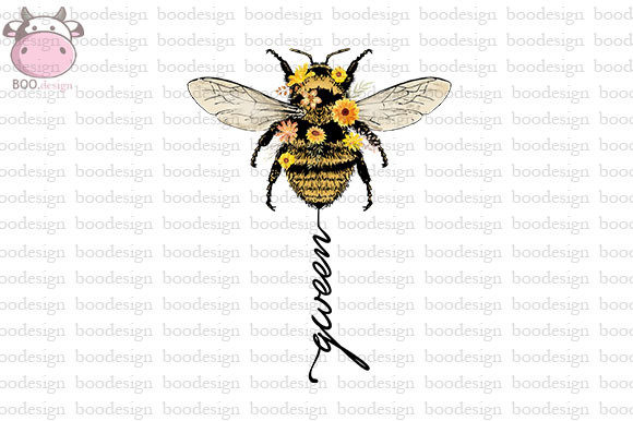 Download Wild Flower Bee Queen Sublimation - Bee Collection